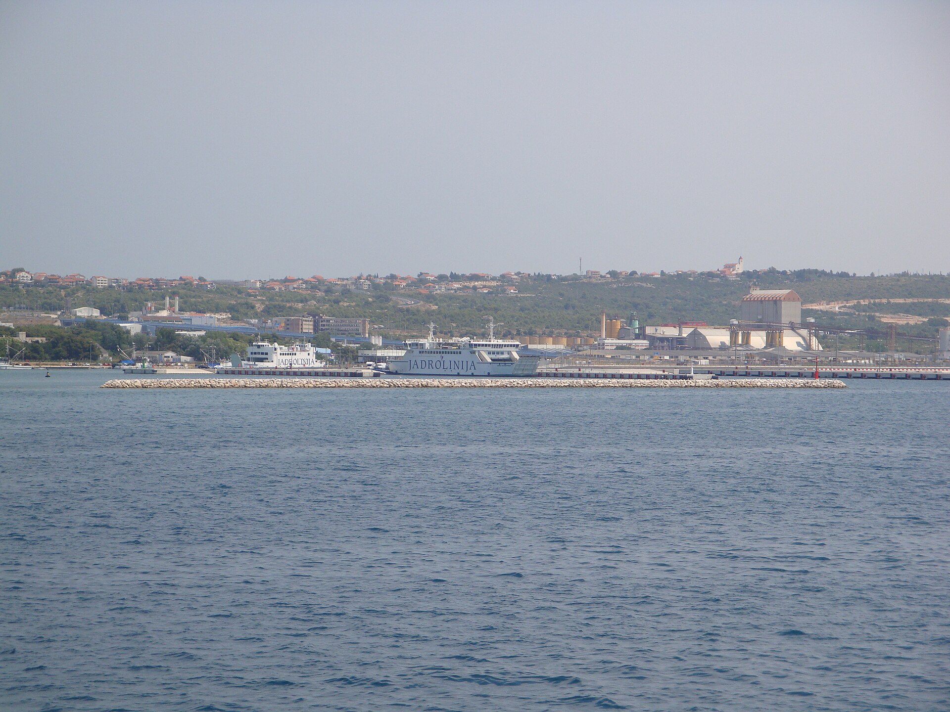 Passenger harbor at Gaženica in Zadar on Croatia's Adriatic coast